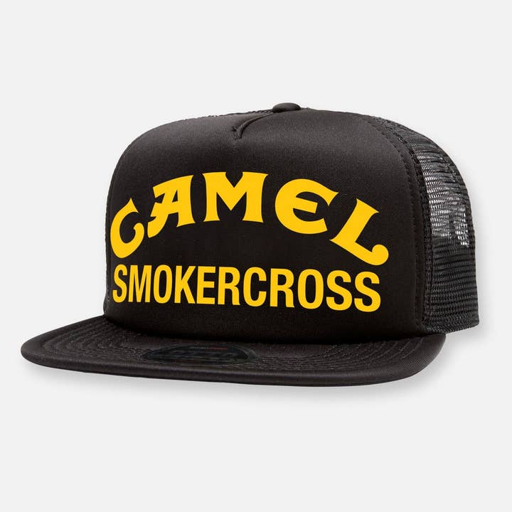Webig Moto Company - Wholesale Trucker Hat - Unisex - CAMEL SMOKERCROSS HAT