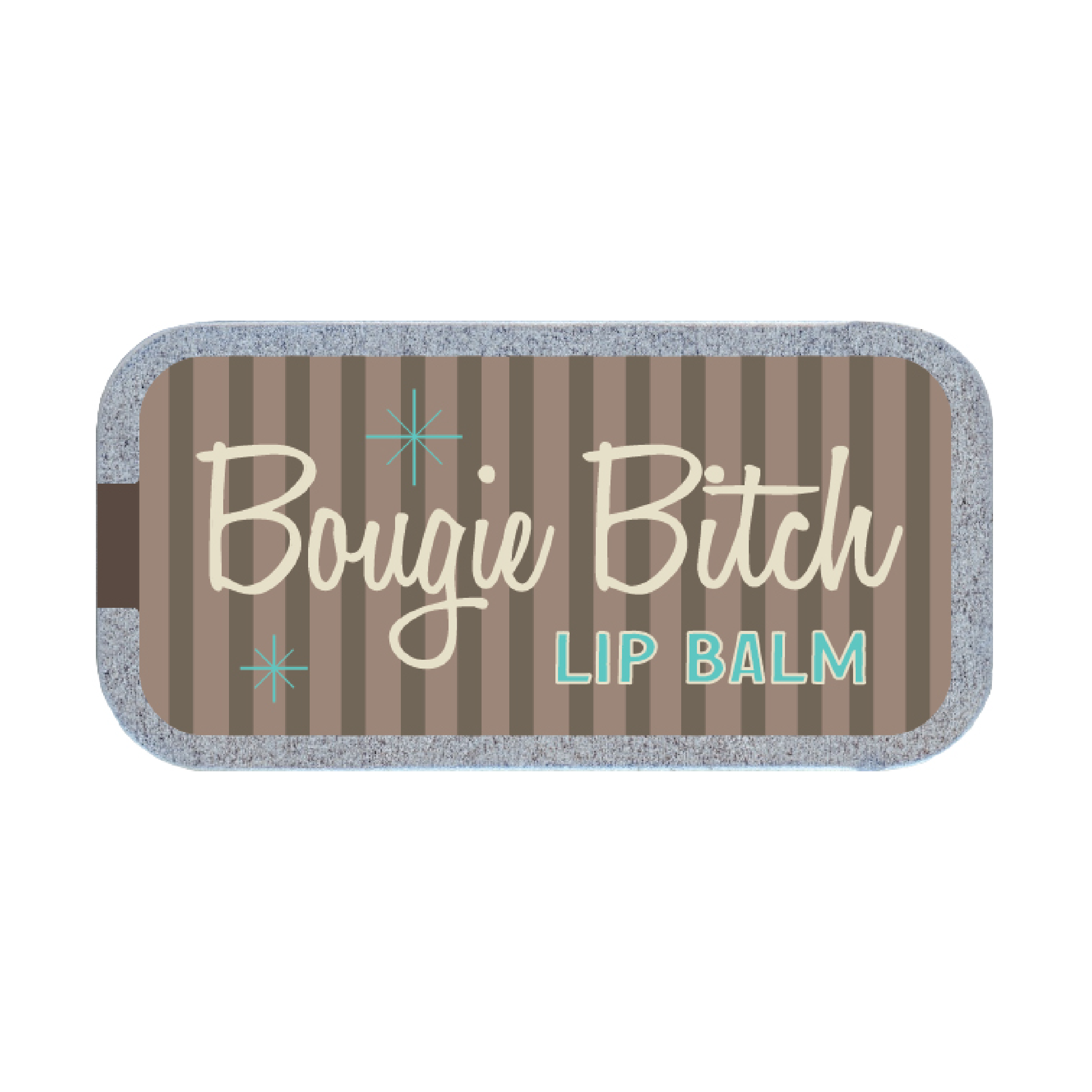 Whiskey River Soap Co. – wholesale Lip Balm – Bougie Bitch Lip Balm | Funny Old School Tin2