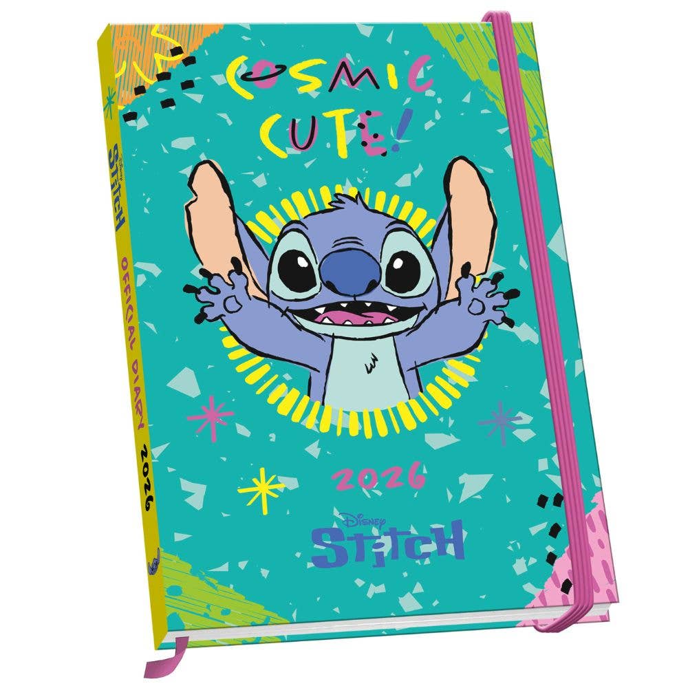 Danilo Promotions Ltd – wholesale Journal/diary – DISNEY STITCH 2026 A5 DIARY0