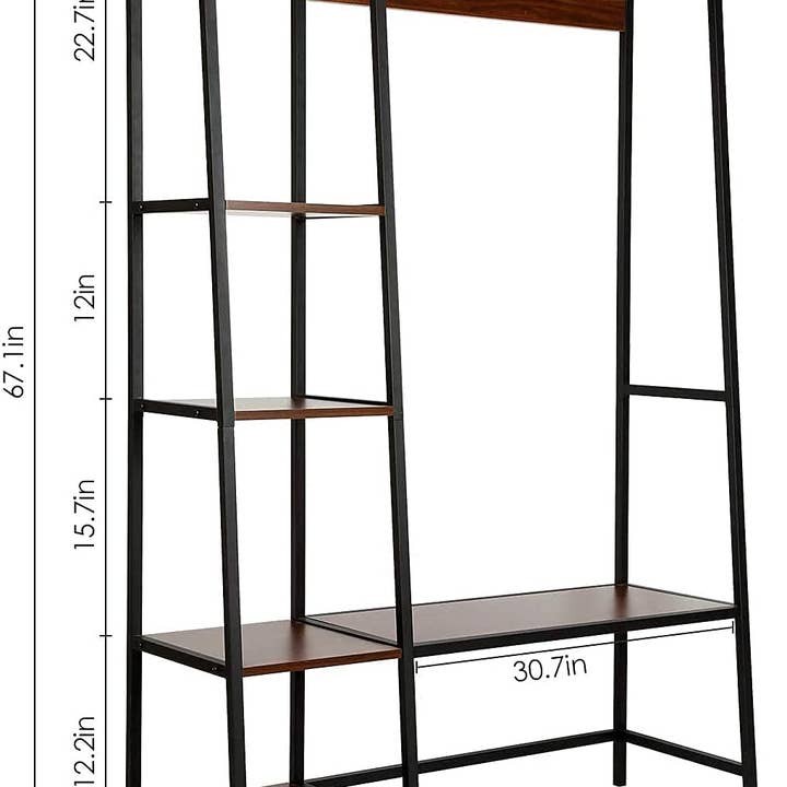 Above Edge - Venta al por mayor Percheros - Perchero zapatero, entrada, pasillo, árbol con estantes de 4 niveles