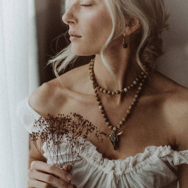 Nya Rose - Wholesale Pendant/Charm Necklace - Texas Horn Pendant2