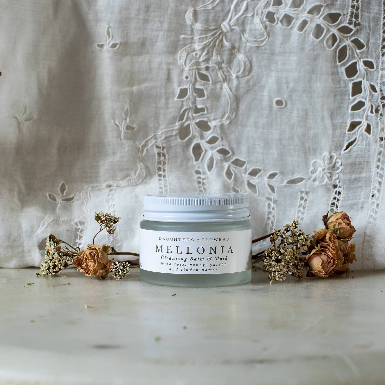 Daughters of Flowers - Wholesale Facial Cleanser - MELLONIA CLEANSING BALM & MASK with red roses and honey1