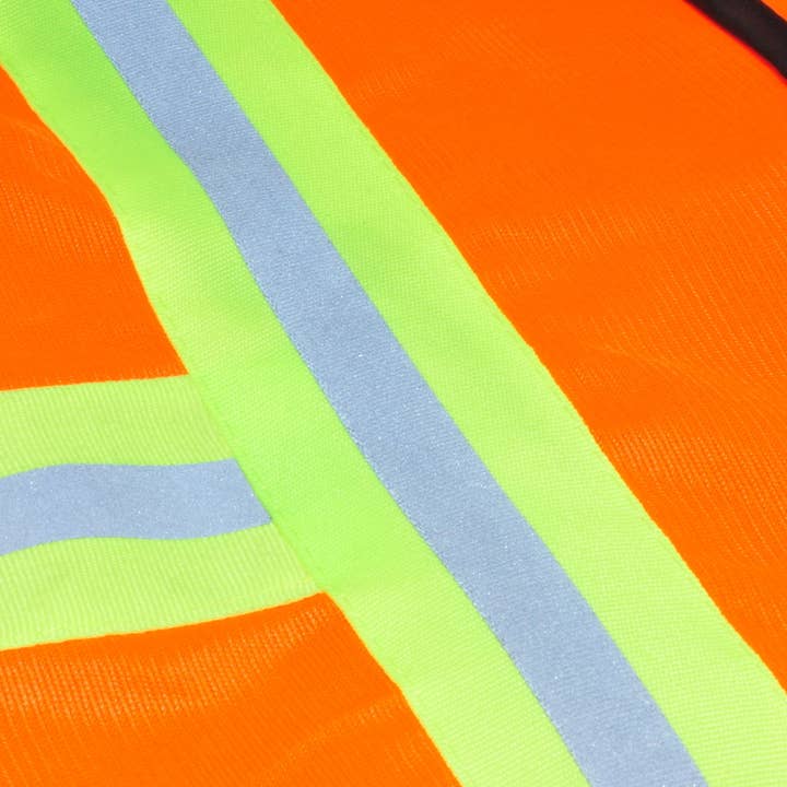 G & F Products - Wholesale Safety Vest - Unisex - Industrial Safety Vest With Reflective Stripes - Orange7