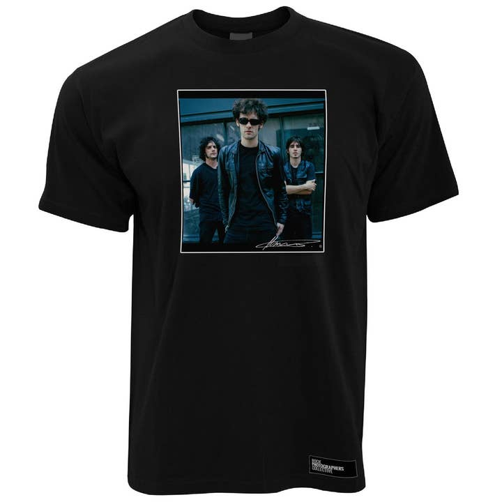 Camiseta masculina Black Rebel Motorcycle Club, 2003 (1) MRW por atacado de Rock Photographers Collective