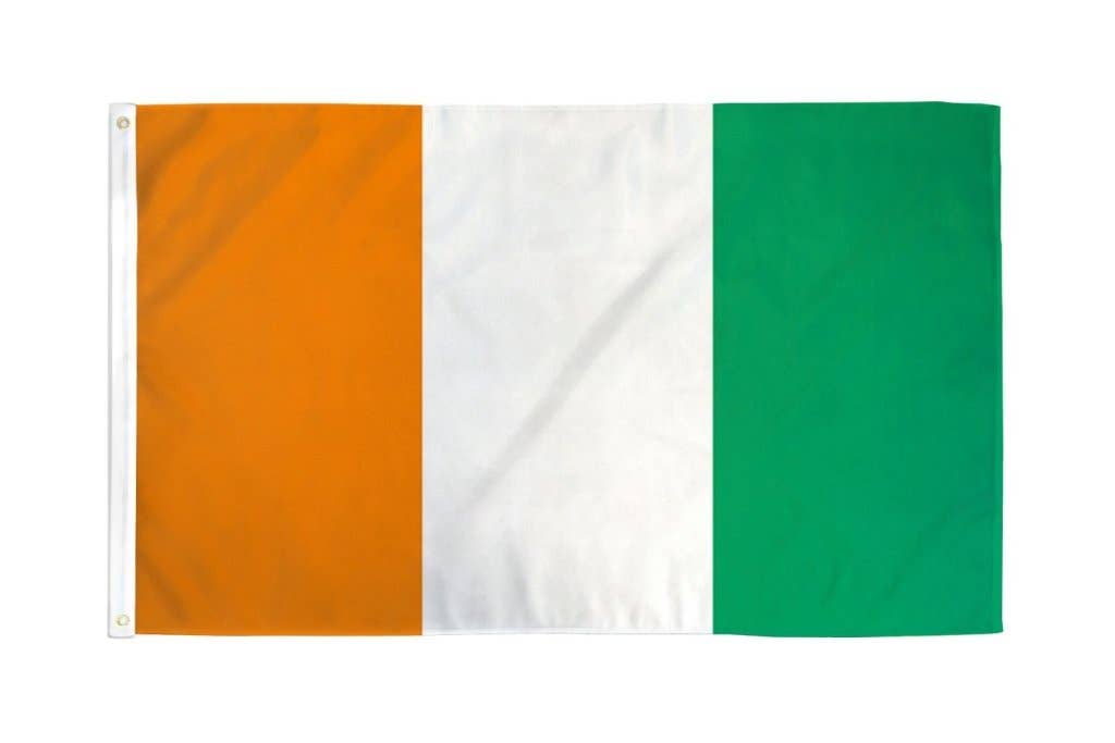 Flags Importer - Wholesale Flag - Cote D'Ivoire (Ivory Coast) Flag 2x3ft Poly0