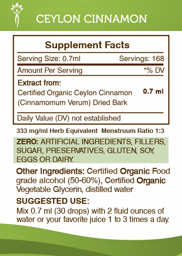 Secrets Of The Tribe - Wholesale Tincture - Ceylon Cinnamon Tincture5