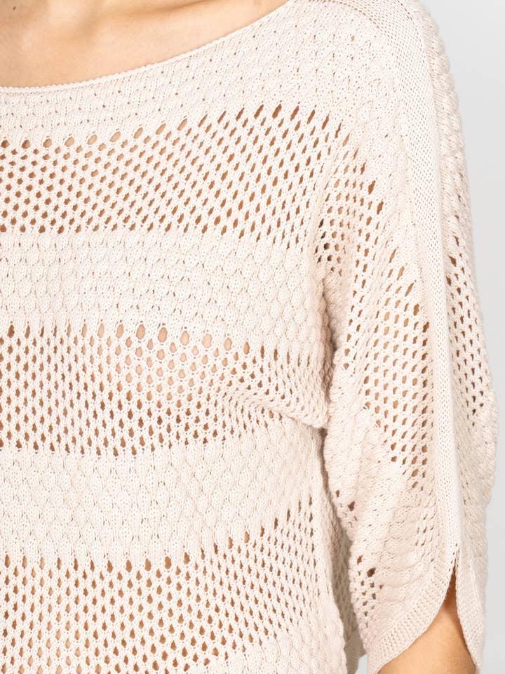 100% Co Crochet Sweater for wholesale by No-nà by Siste's