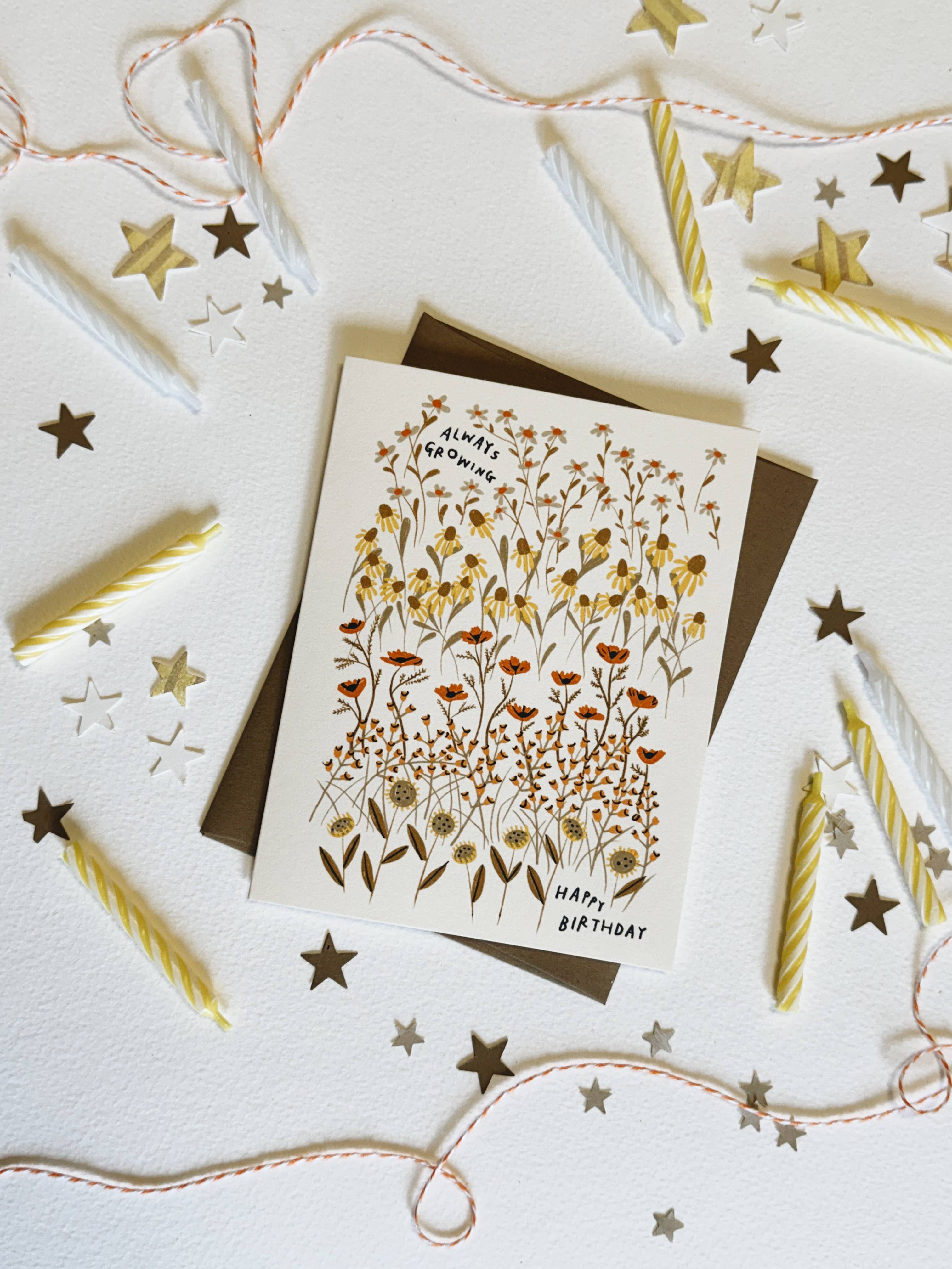 RANI BAN CO - Wholesale Birthday Card - ALWAYS GROWING Birthday Greeting Card3