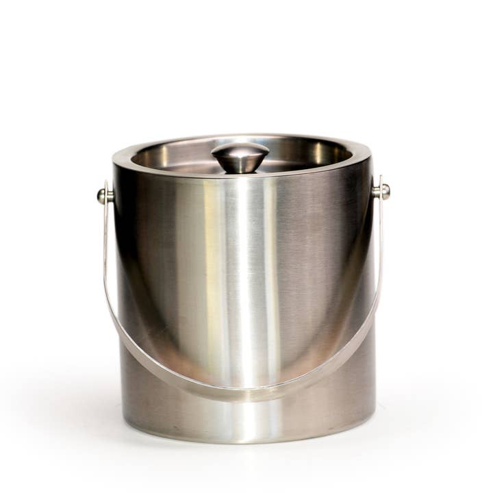 Stainless Steel 2 Quart Ice Bucket for wholesale by MR. ICE BUCKET, LLC.