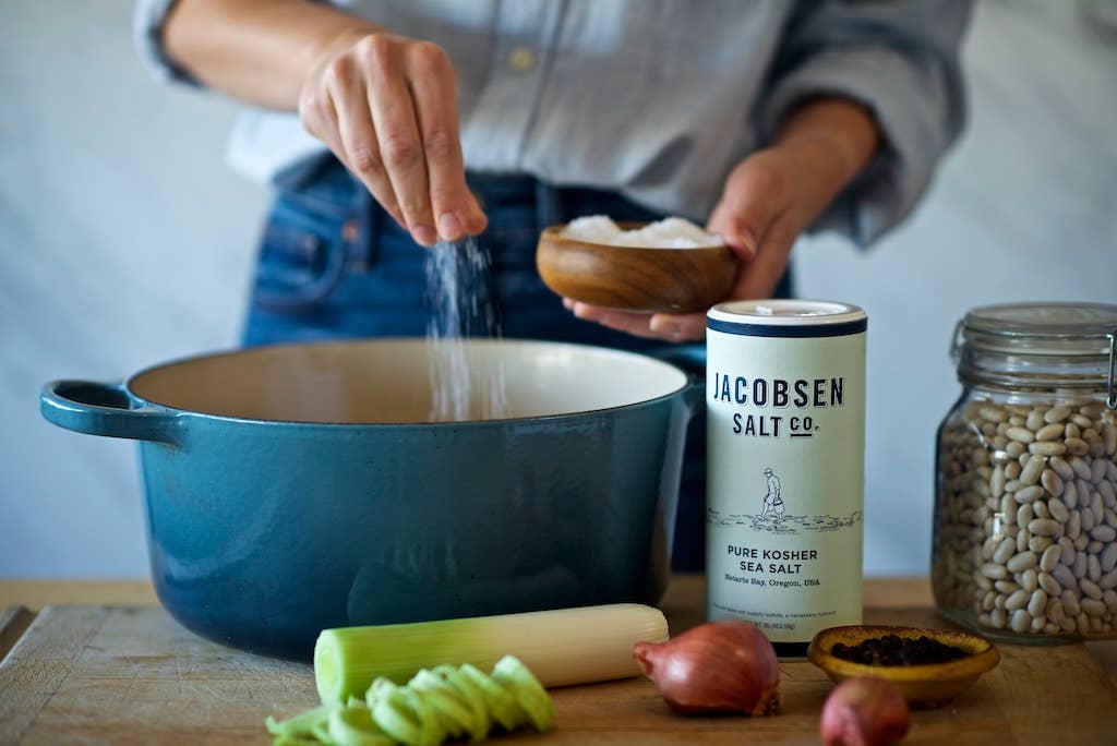 Jacobsen Salt Co. - Wholesale Salt - Pure Kosher Sea Salt - 1lb Canister2