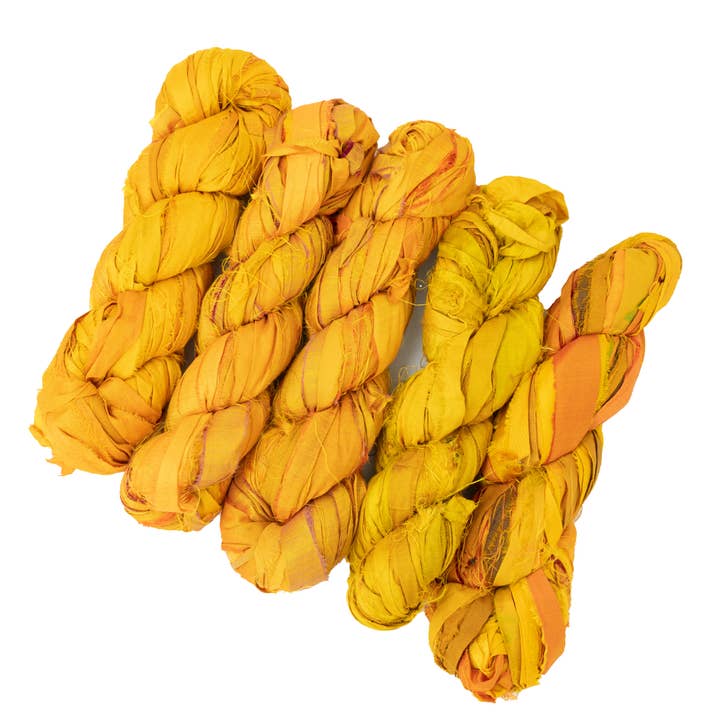 Ganxxet, Inc. - Wholesale Craft Supplies - RECYCLED SARI SILK RIBBON
