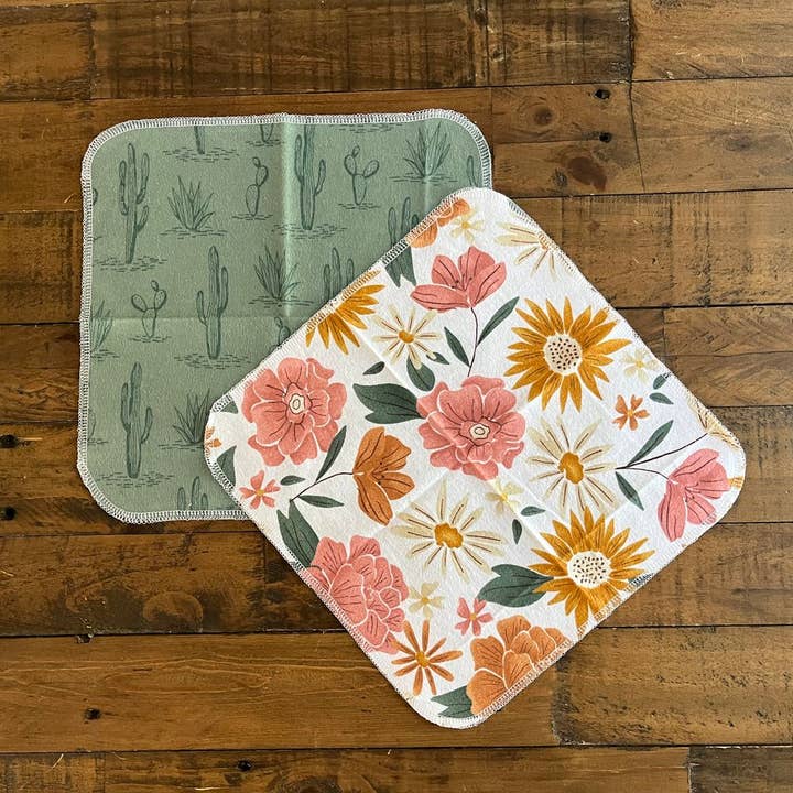 Planet B, Inc. - Wholesale Dishcloth - Paperless Towels - Desert Floral