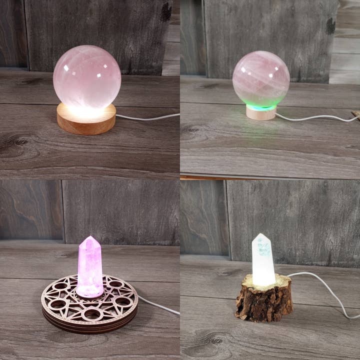 Keystone Crystals - Wholesale Spiritual Stone/Crystal - Light Stand Led Style