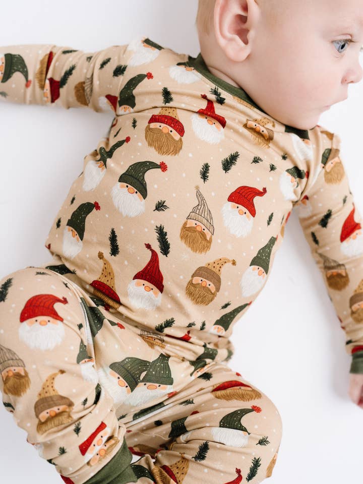 Little One Shop - Wholesale Sleepwear Set - Kids - Cozy Gnomes Bamboo Set6