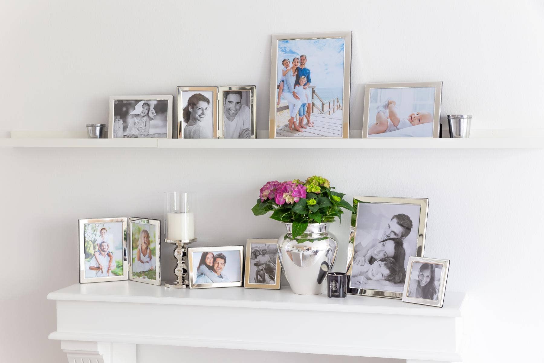 EDZARD - Wholesale Photo Album - Photo Frame Salerno for Photo 9 x 13 cm, Silver-Plated8