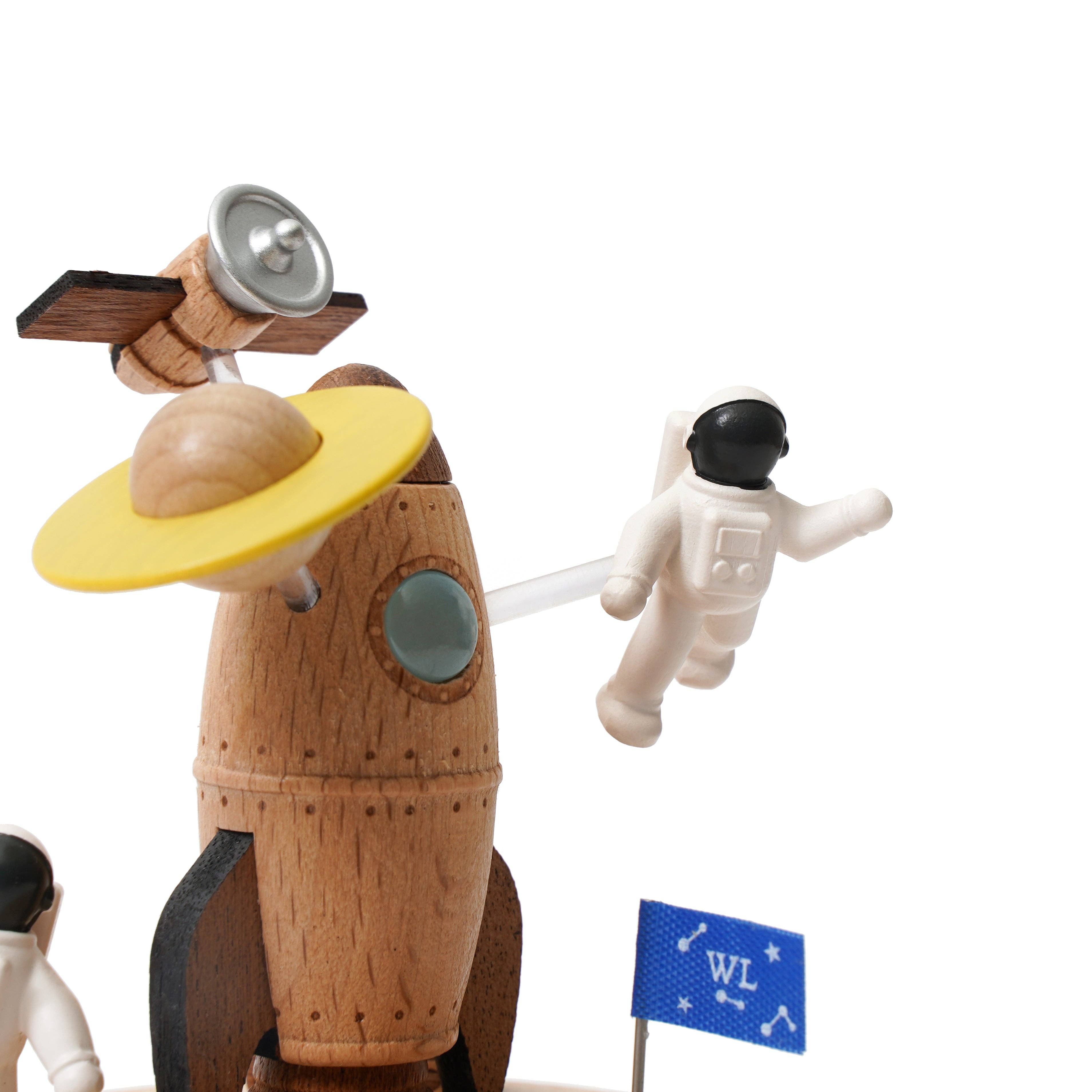 Music Box - Wholesale Music Box - Kids & Baby - Spacewalk Wooden Music Box6
