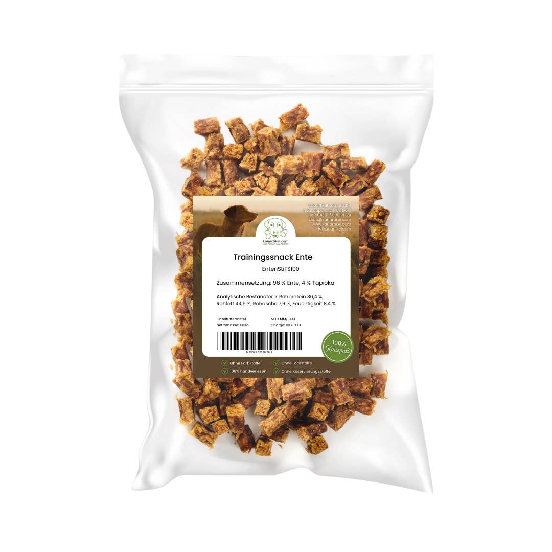 Kauartikel.com GmbH – wholesale Godis - Hund – Träningssnack Anka1