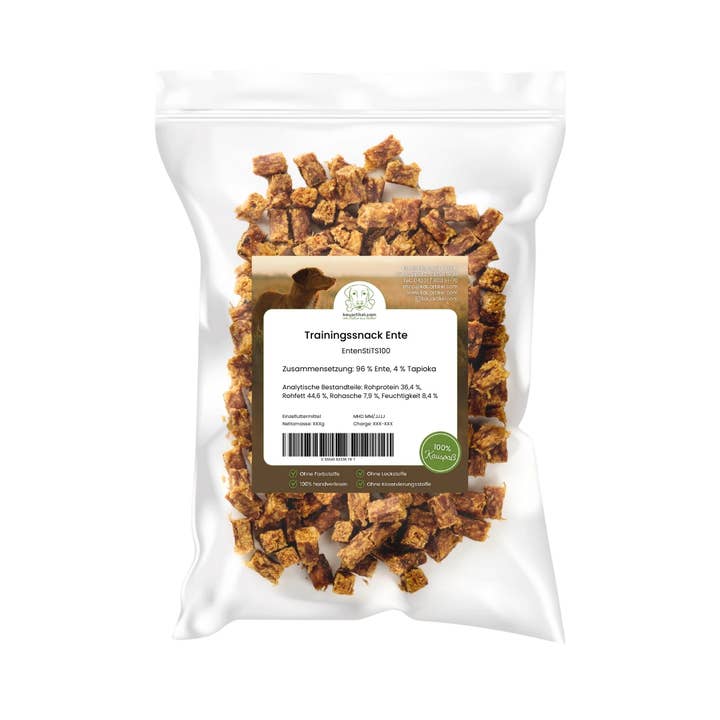 Kauartikel.com GmbH - Vendita all'ingrosso Snack - Cani - Snack di allenamento anatra1