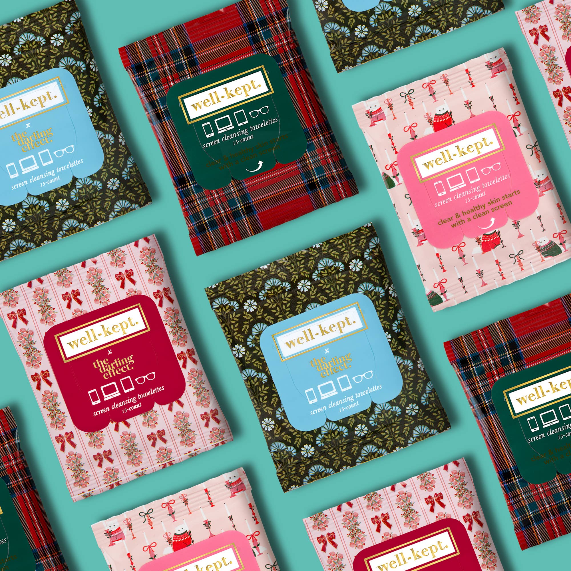 Well-Kept, Screen Wipes - Wholesale Cleaning Cloth - Oh So Fancy Screen Cleansing Towelettes/ Tech Wipes2