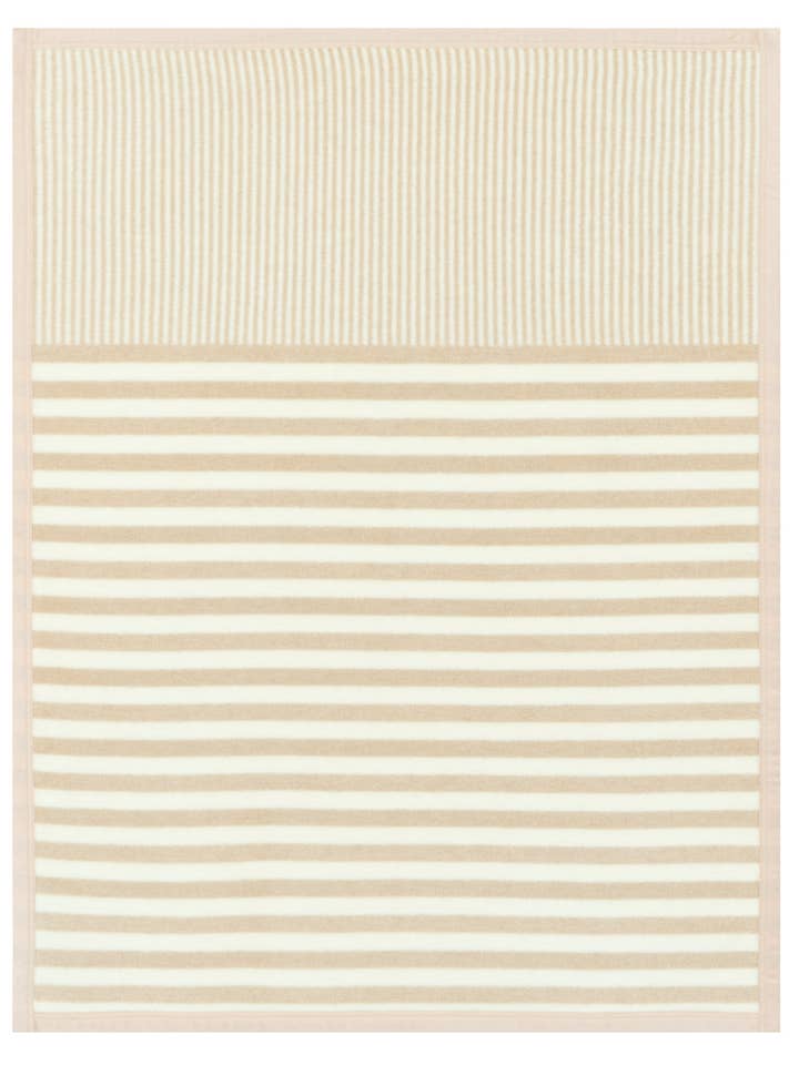 Sweet Pea Stripe Oak Mini Blanket for wholesale by ChappyWrap