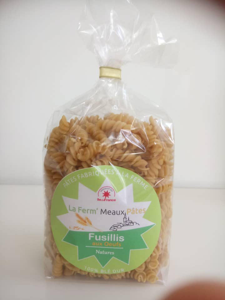 Almindelig Fusilli med æg 250 g for engroshandel hos La Ferm'Meaux Pâtes