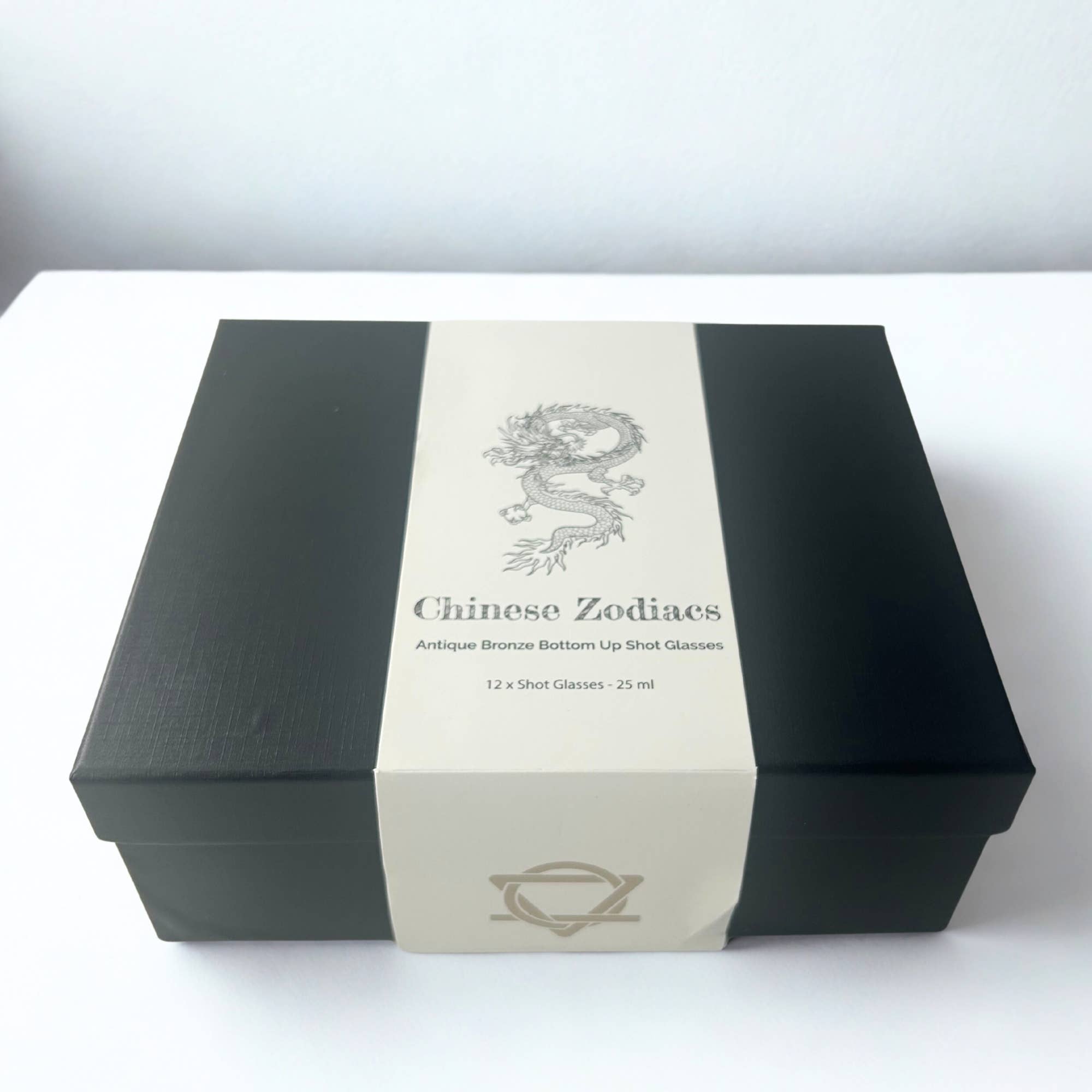 AW Artisan - Wholesale Shot Glass - 12x Shot Glasses (25 ml) – Chinese Zodiac Creatures1