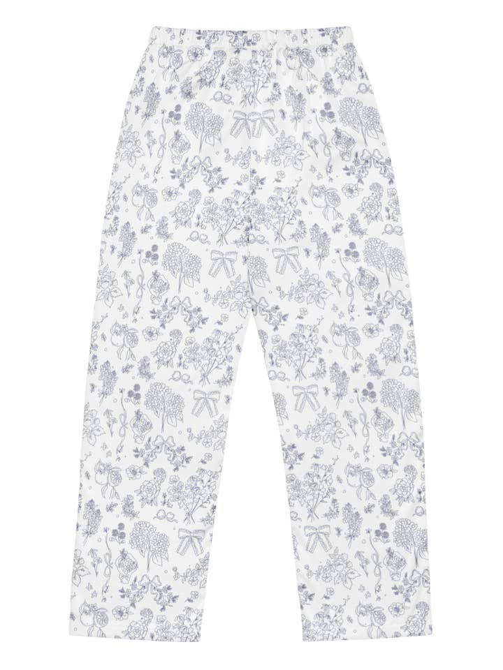 Pantalones de pijama Blossom and Bow | Pijamas de novia para venta al por mayor de kash co studio
