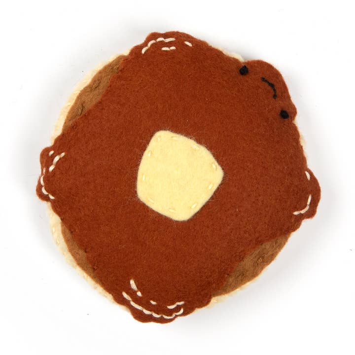 Jan the Cozy Pancake - DIY Craft Kit for wholesale by Heron Hill Stitch Co