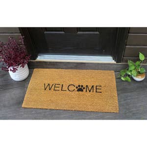 Funny Doormat, Eyes Welcome Mat, Cute Door Mat, Modern Welcome Mat