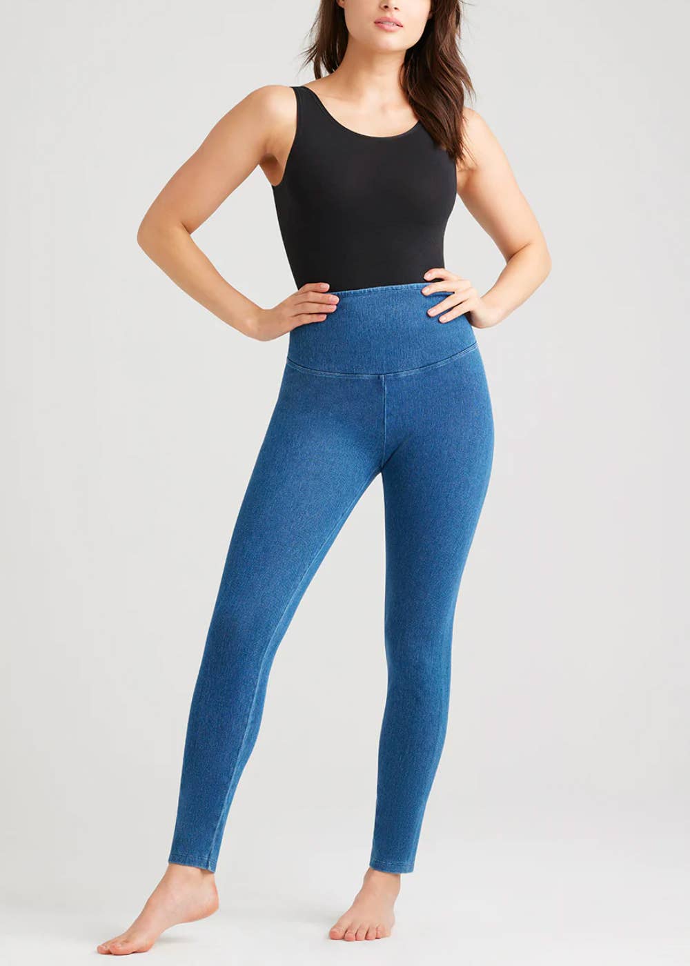 Yummie - Wholesale Fashion Leggings - Women's - Denim Shaping Legging  - Plus Sizes Available16