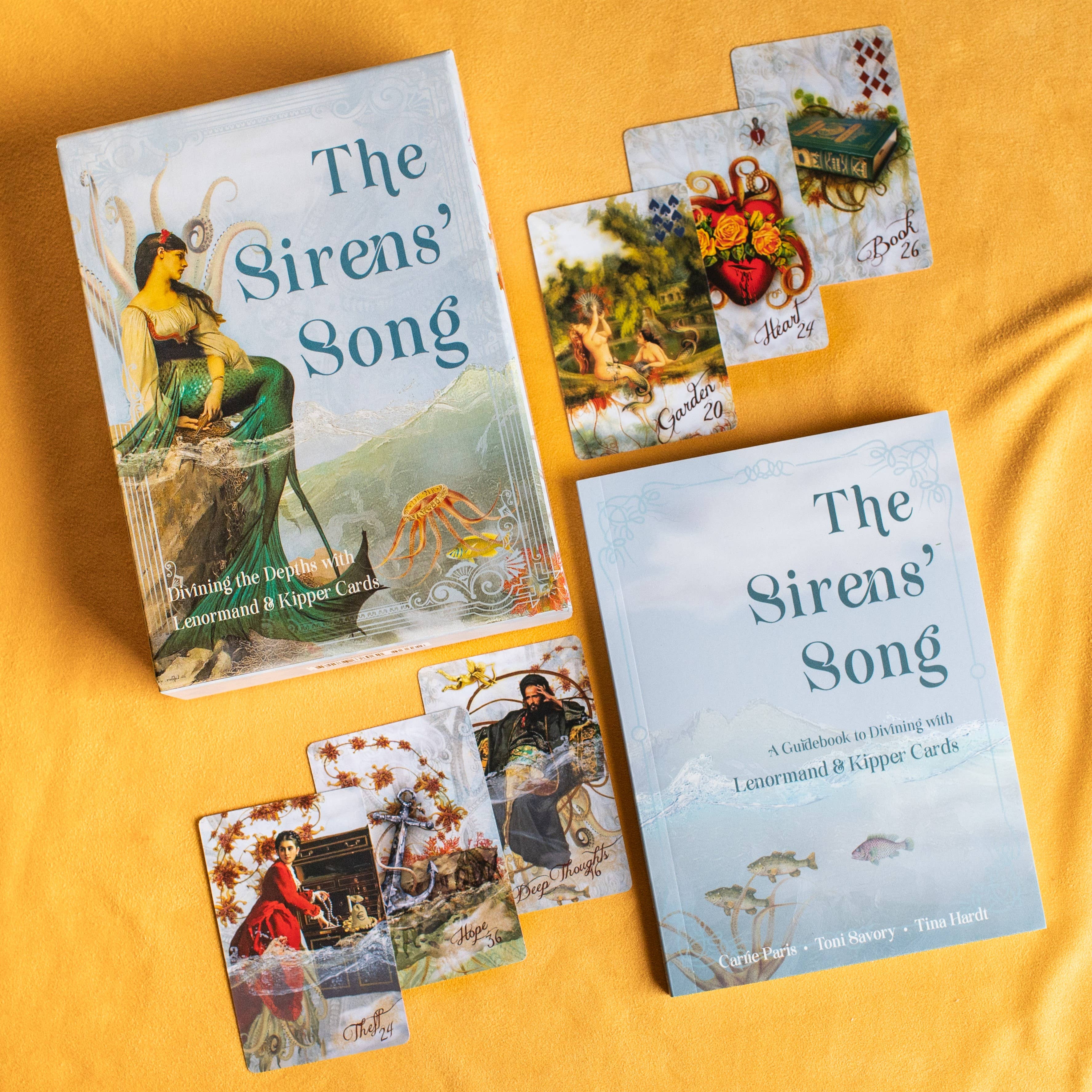 Red Wheel/Weiser LLC - Wholesale Tarot Cards - The Sirens’ Song: 40 Lenormand Cards, 38 Kipper Crds & 144Bk14