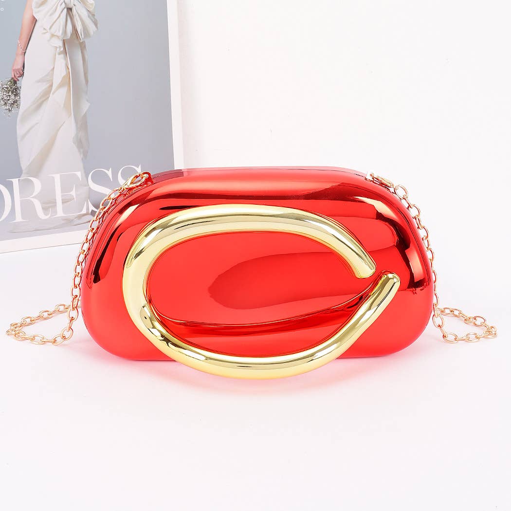 3AM BY H&D ACCESSORIES – wholesale Clutch bag – women's – Metallic Frame Clutch2