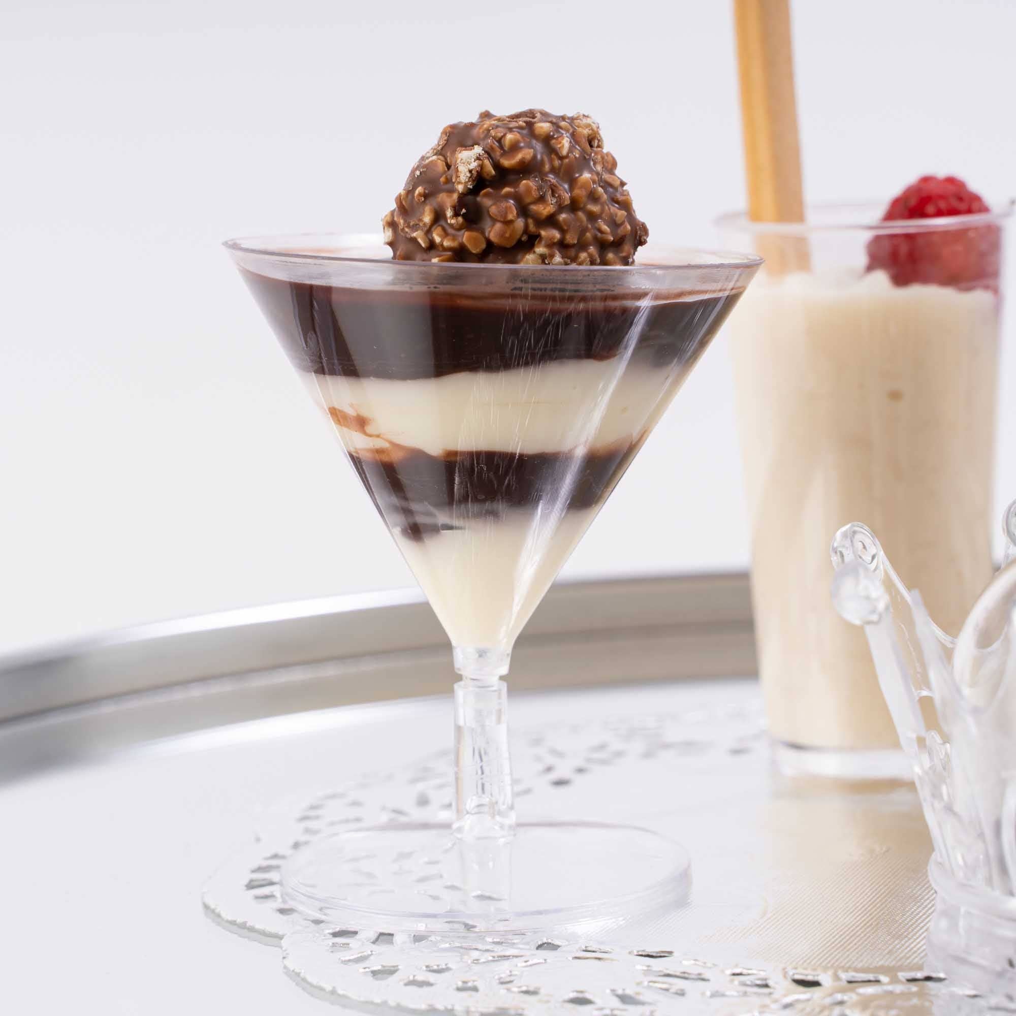 Portofino International Trading, USA - Wholesale Cocktail/Liquor Glass - Plastic Mini Martini Glass 2oz - Pack of 121