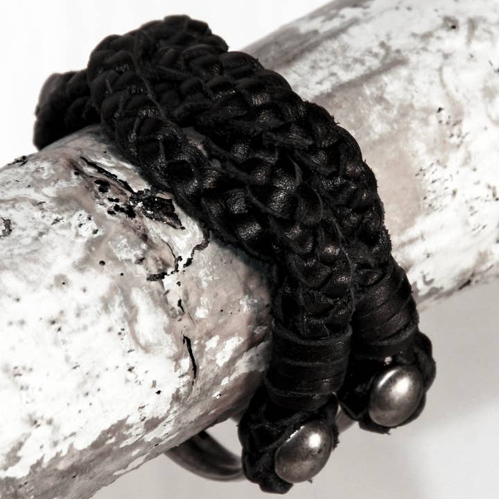 Embrazio - Wholesale Woven/Braided Bracelet - MEZZA LUNA Handmade Leather Bracelet4
