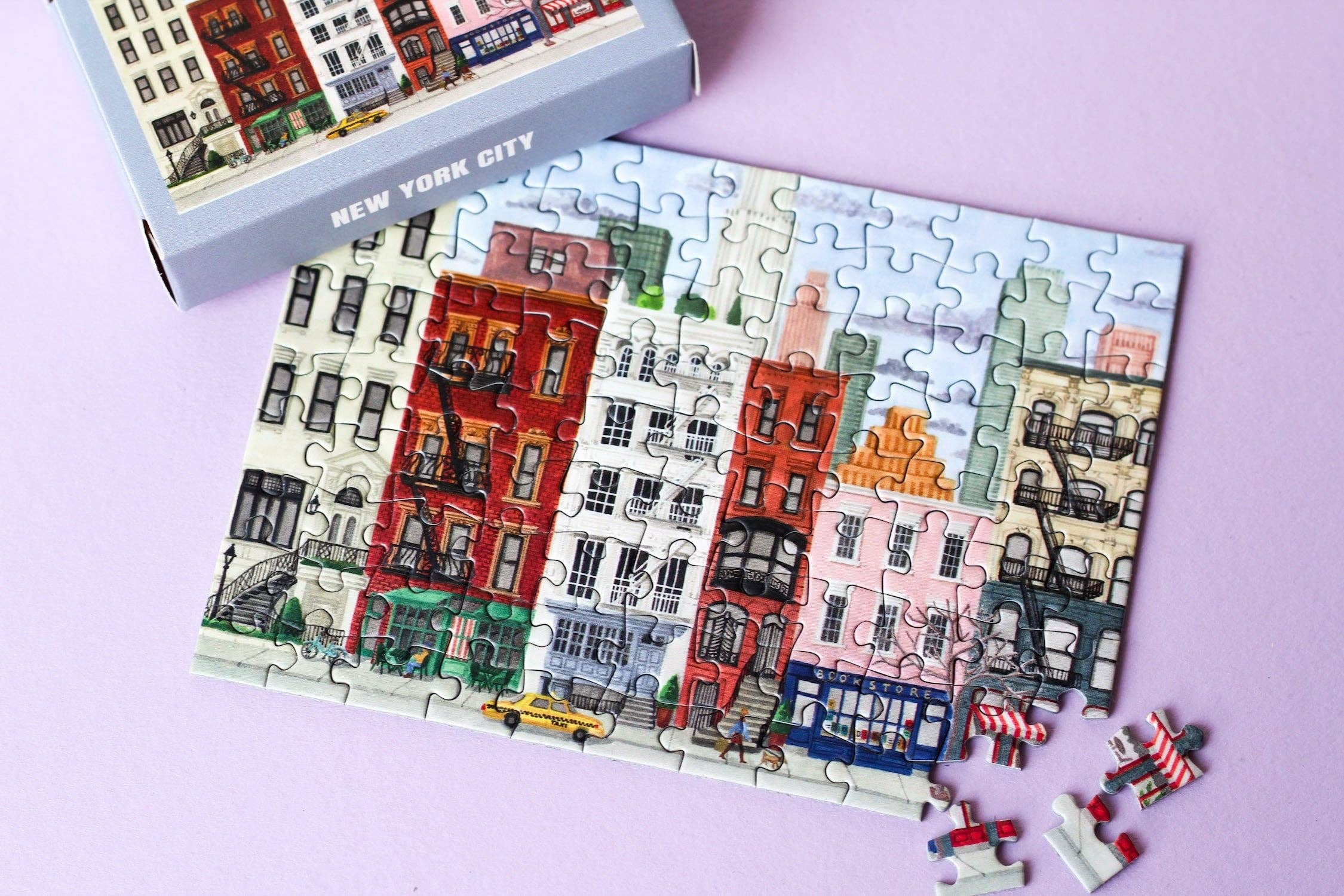 Piecely Puzzles – Engroshandel Puslespil - Voksen – New York City minipuslespil med 99 brikker1