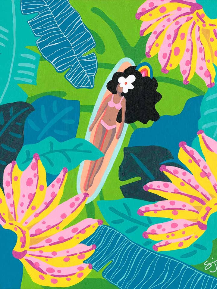 FLOTADOR TIPO BANANA PARA NIÑA DE SURF para venta al por mayor de Suzanne Jennerich