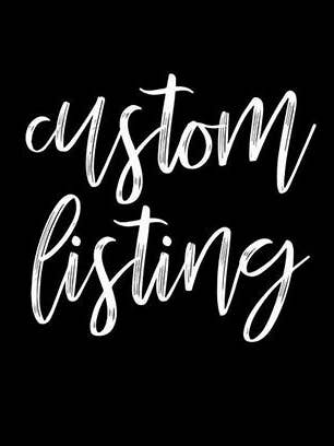 Custom Listing for wholesale by MadebyTnK