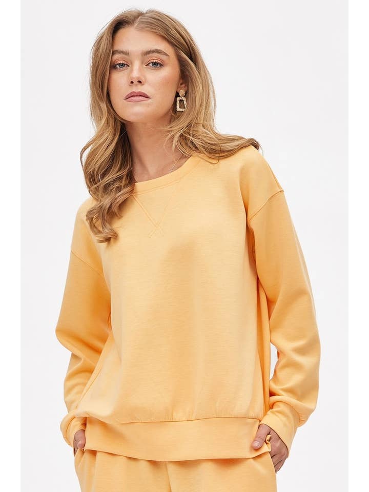 Dear Scarlett - Wholesale Lounge Set - Women's - Crew Neck Pullover + Jogger Set TRVSET-MALIBU