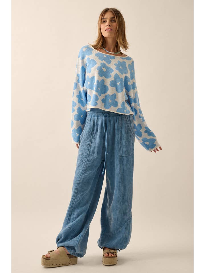 Promesa USA - Wholesale Pants - Women's - Mineral Washed Crinkle Cotton Parachute Pants21