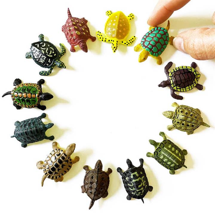 Kipp Brothers - Wholesale Figurine Toy - Kids - Mini Turtles 12 Pack