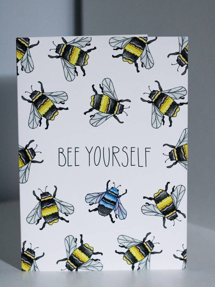 Wees jezelf | Friendship Pun Card voor wholesale door Scribbles and Doodlez