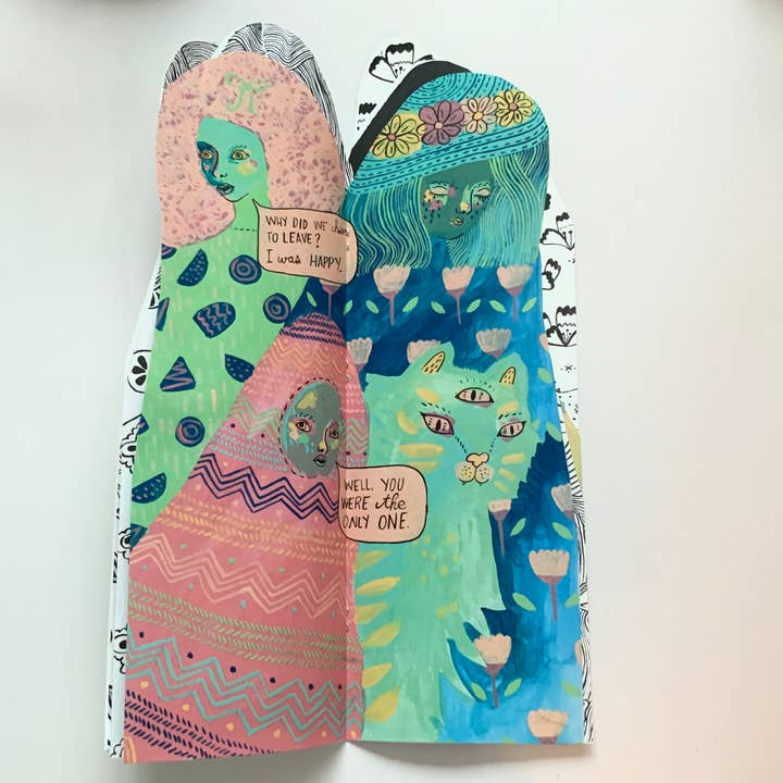 Erika Rier - Wholesale Comic Book - Walking Mountains - an art zine2