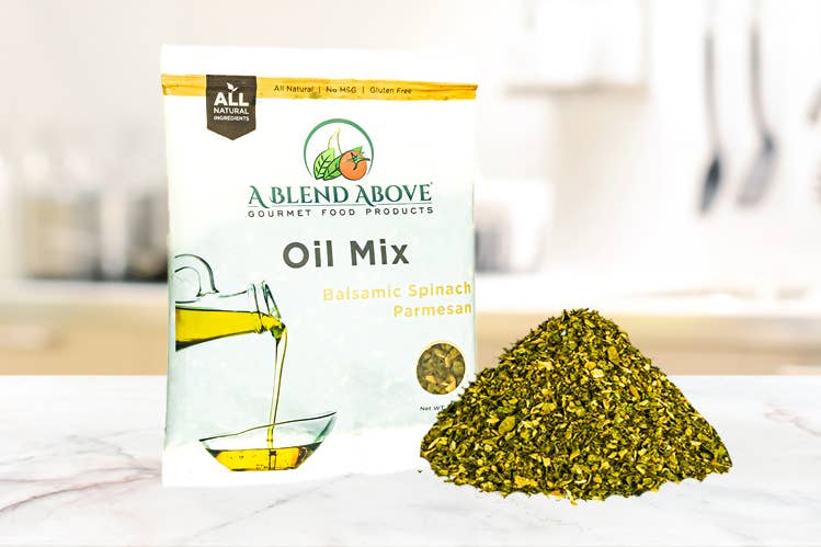 A Blend Above – wholesale Dip – Balsamic Spinach Parmesan Oil Mix4
