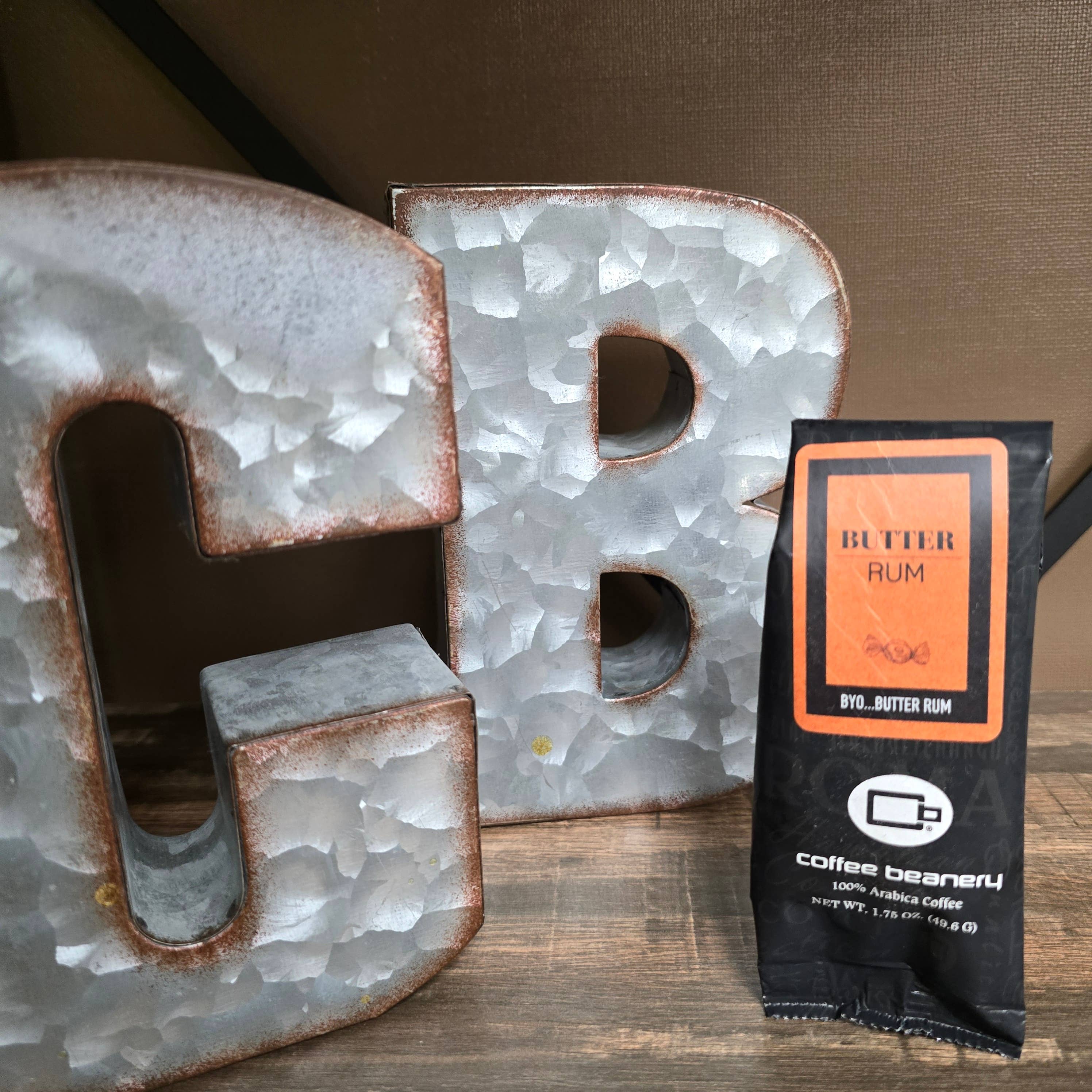 Coffee Beanery - Wholesale Ground Coffee - Butter Rum Cake Flavored Coffee | 1.75 oz One Pot Sampler4