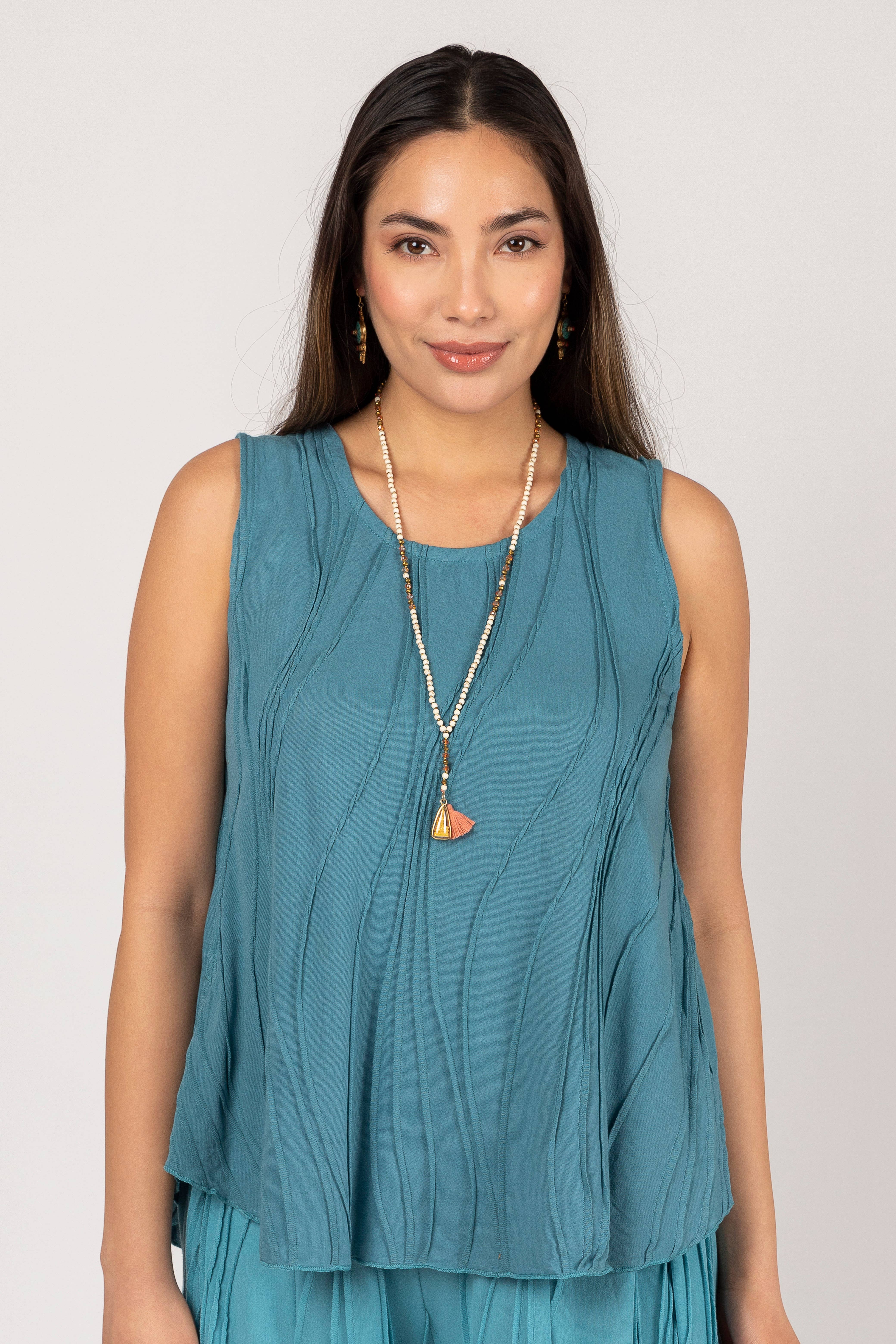 Windhorse Trading Inc - Wholesale Tank Top - Women's - Stitch Cotton Tank Top. WN21053