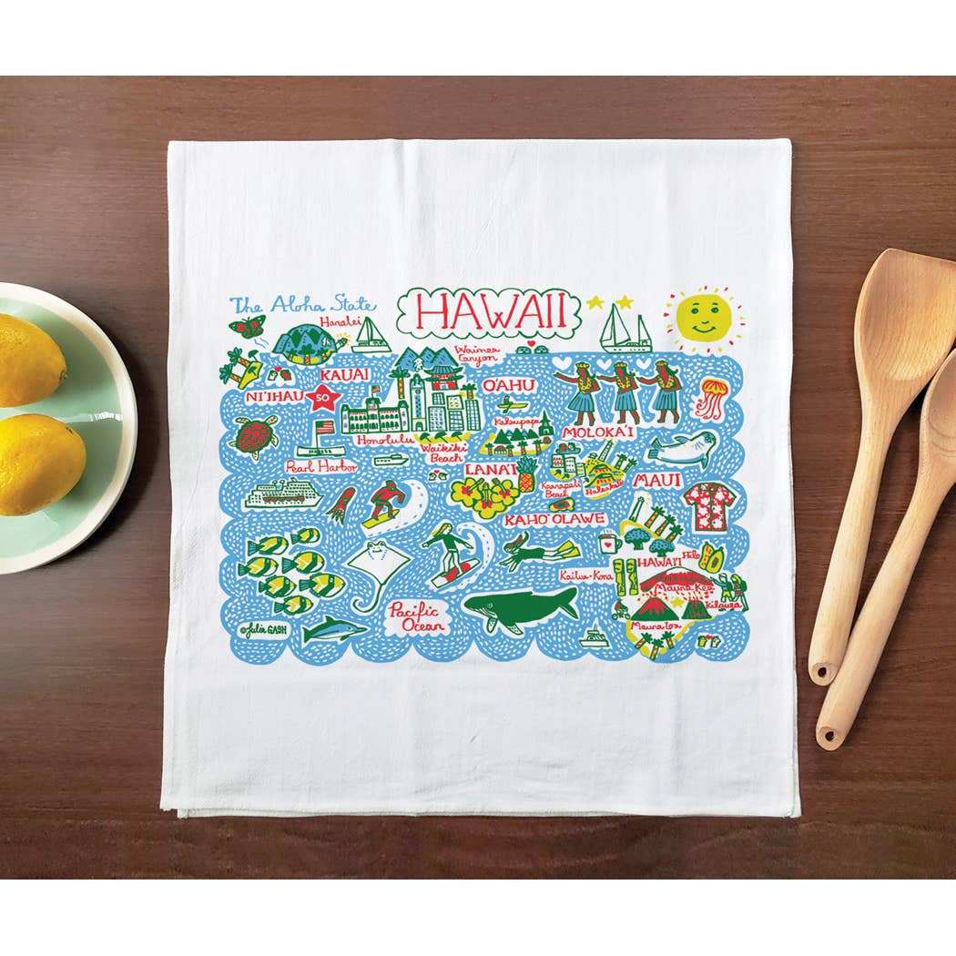 Allport Editions - Wholesale Tea Towel - Statescapes Towel Series - see all 29 States!8