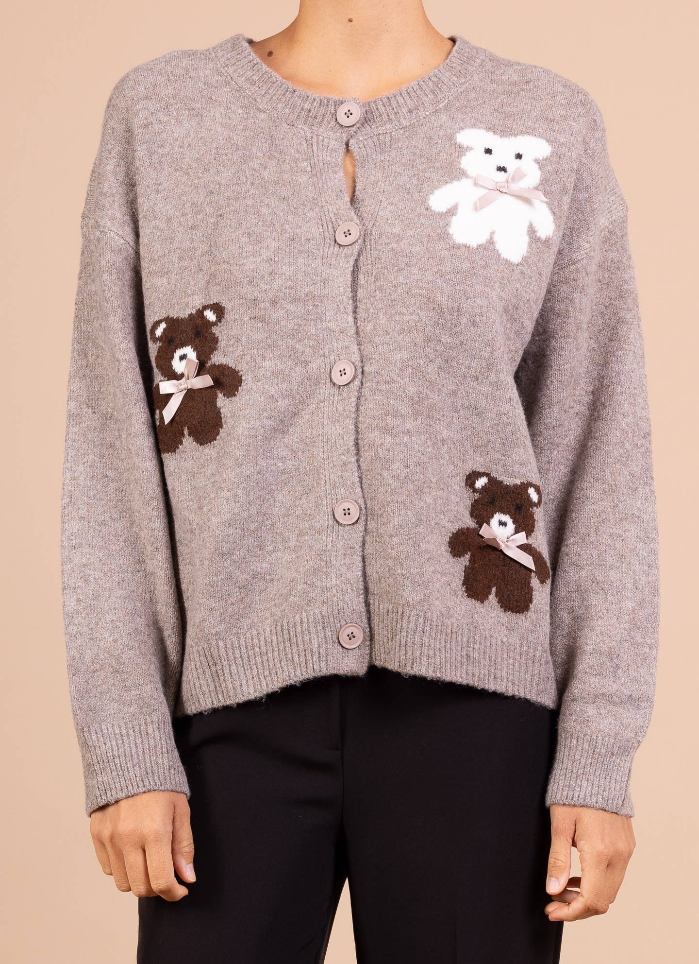 MOOYA - Wholesale Cardigan - Women's - Soft Bear Cardigan - MK0051