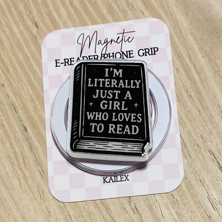 Ich bin buchstäblich nur ein Mädchen, das es liebt, magnetischen Griff zu lesen. für den Großhandel von Kailex Boutique Wholesale