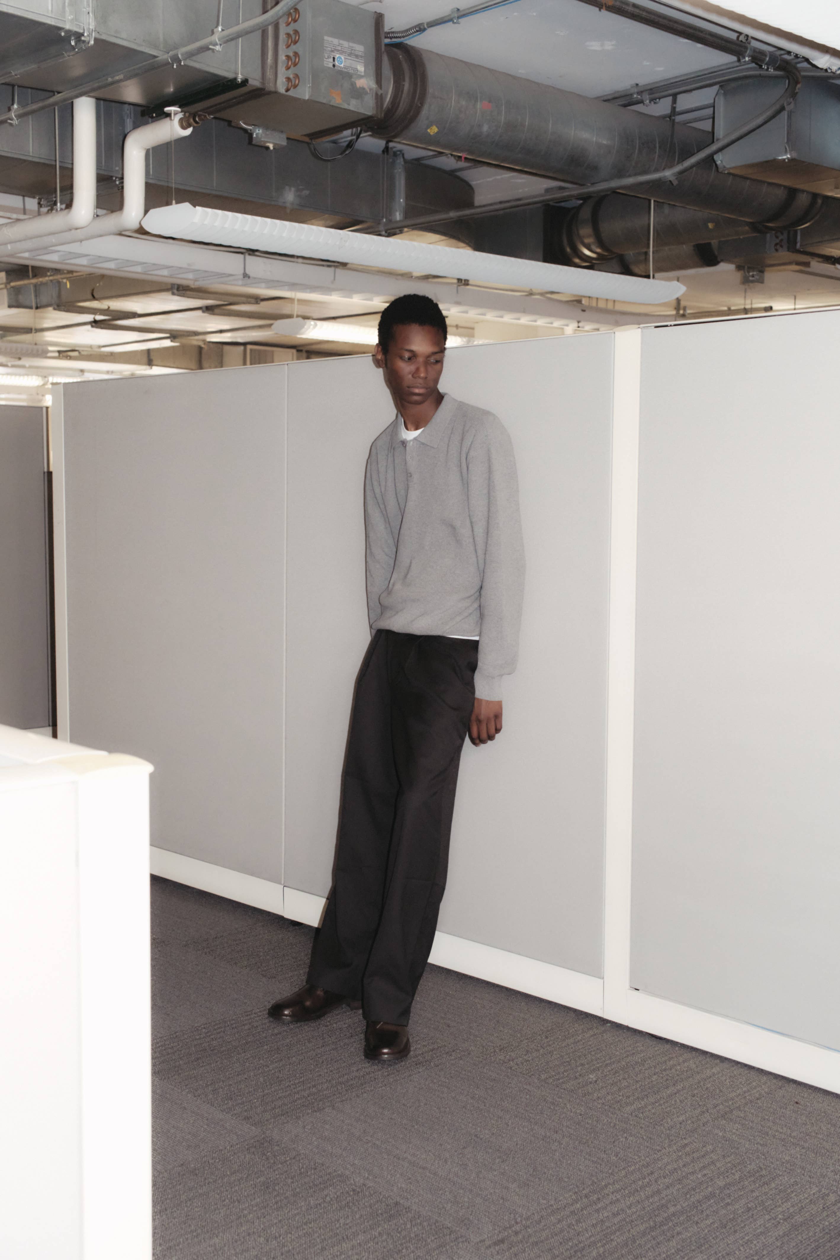 MOD REF - Wholesale Knit Sweater - Unisex - The Damien Sweater | Knit Polo Sweater Top3