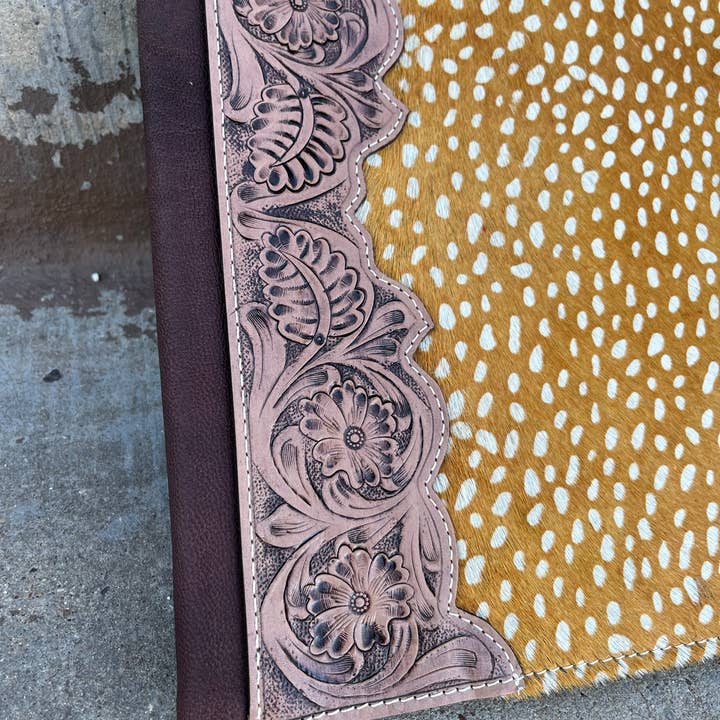 Western Linens - Wholesale Planner - Tooled leather & Cowhide Planners